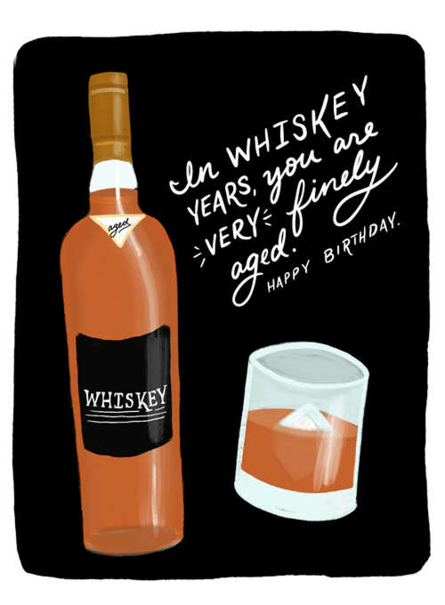 Whiskey Years Card - birthday_adults_cards - Card