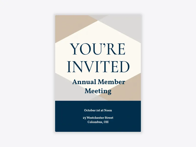 You're Invited Type - meetings - Invitation