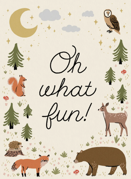 Baby Woodland Creatures - baby_shower_cards - Card