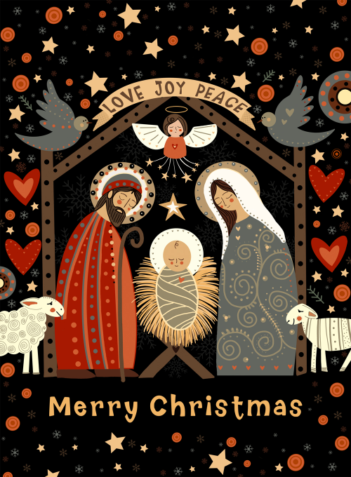 Joyous Wishes - christmas_cards - Card