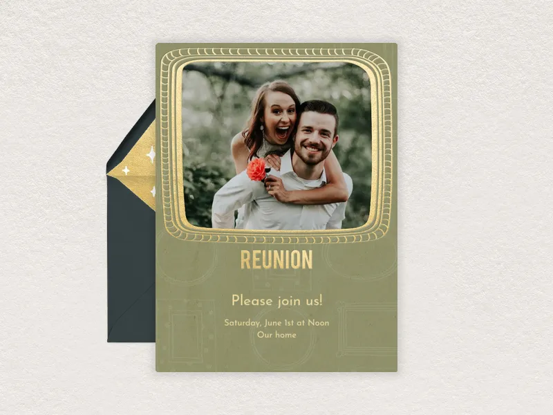 Reunion Frames (Photo) - reunions - Invitation