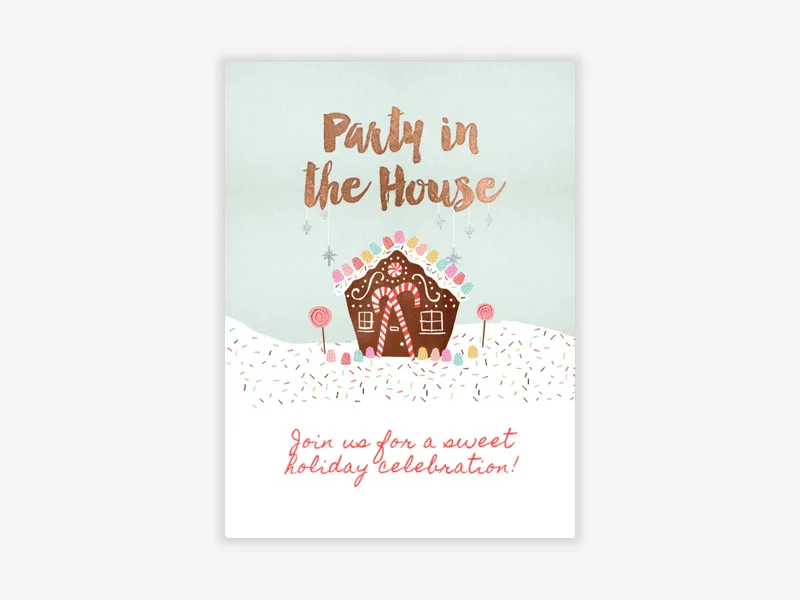 Gingerbread Party - featured - Invitation