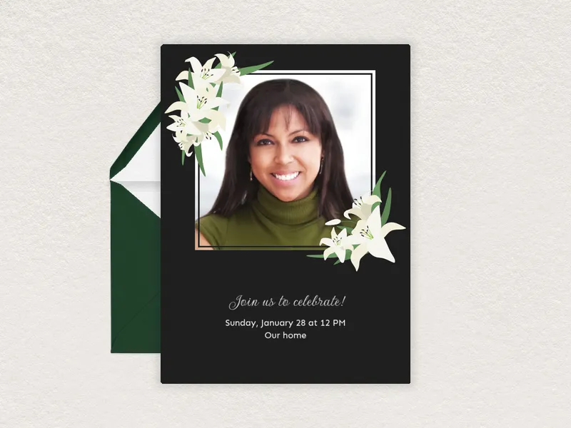 Lily Frame - featured - Invitation