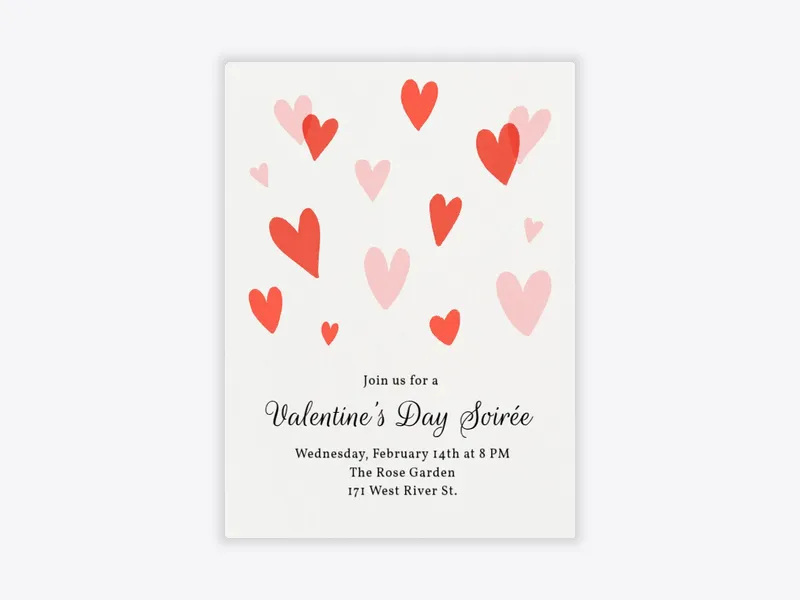 Splendid Sweethearts - valentines_day - Invitation