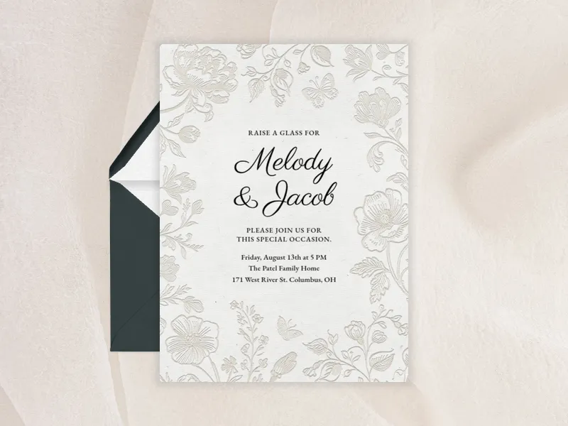 Floating Blooms - featured - Invitation