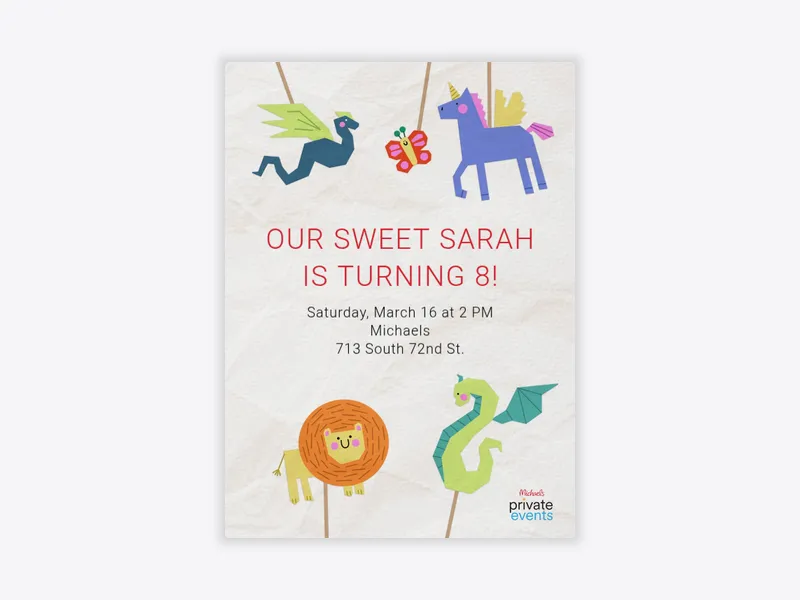 Michaels: Once Upon a Party - michaels - Invitation