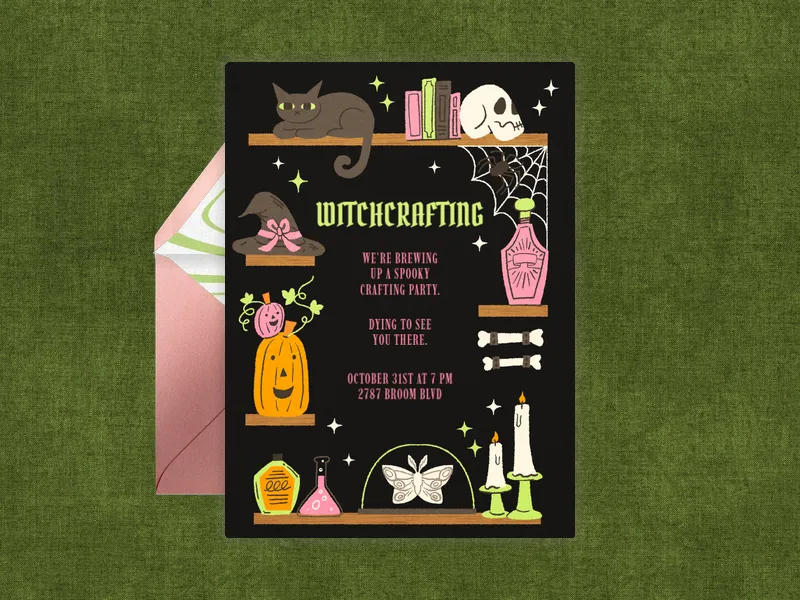 Wonderful Witchcrafting - featured - Invitation