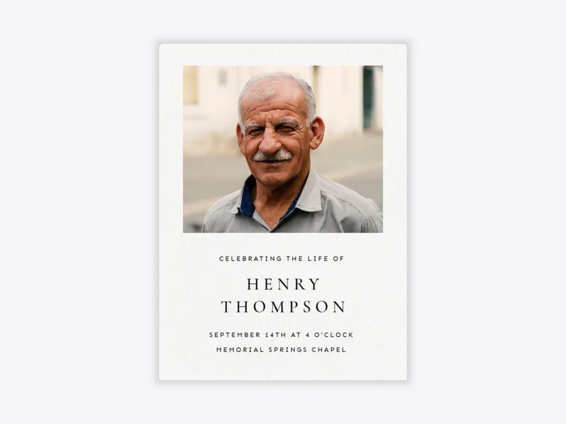 Monochrome Forever Script (Photo) - featured - Invitation