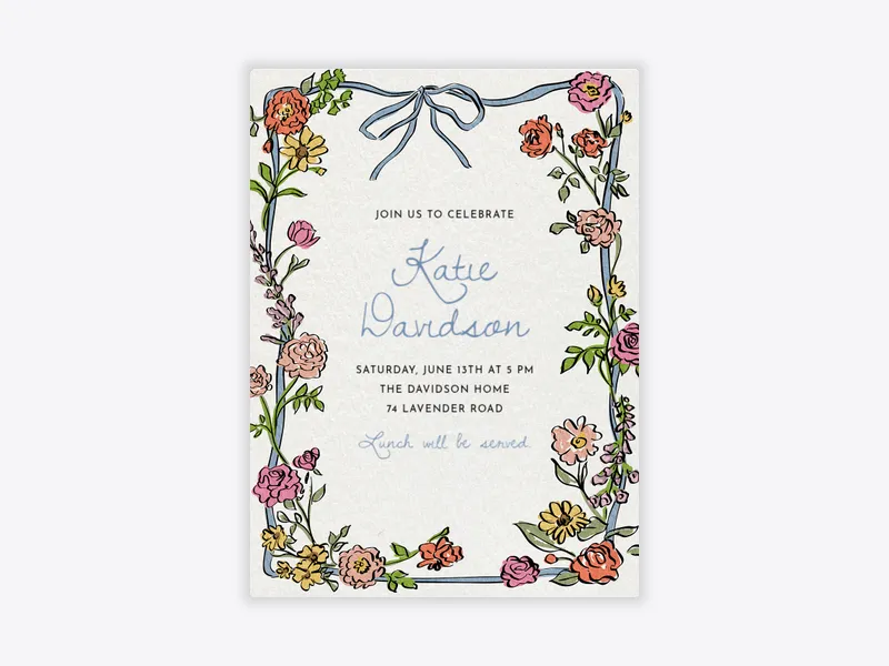 Spring Doodles - birthday_foradults - Invitation