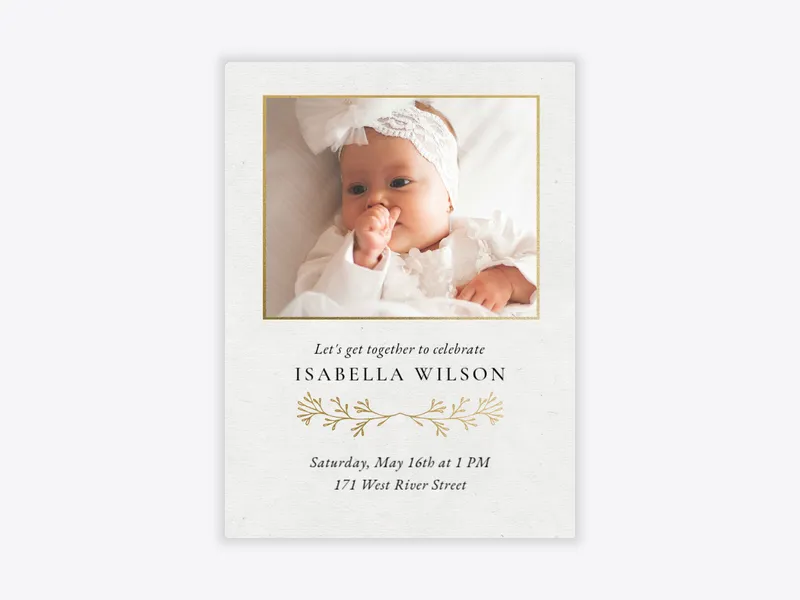 Floral Divider (Photo) - baby_naming_bris - Invitation