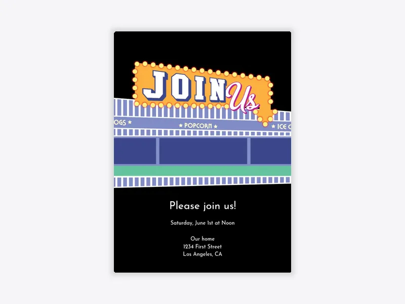 Concession Stand - viewing_party - Invitation
