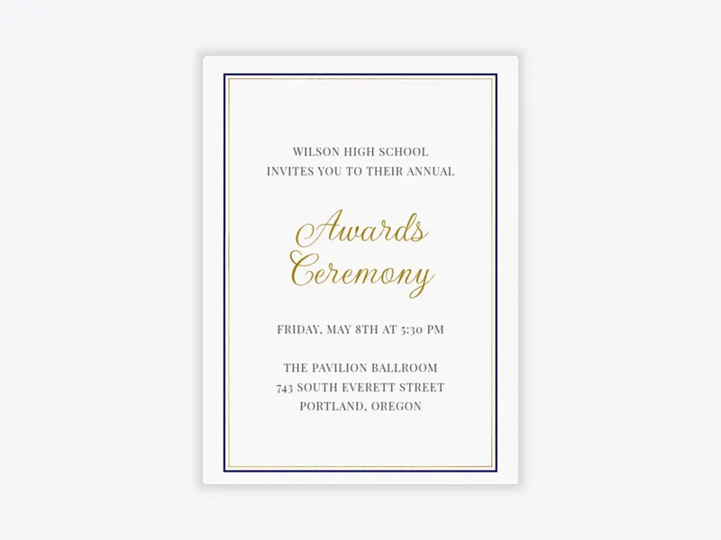 Modern Frame - professional_events - Invitation