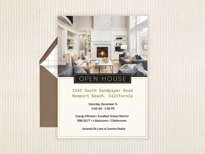 Modern Open House (Photo) - open_house - Invitation