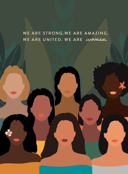 True Girl Power - international_womens_day_cards - Card