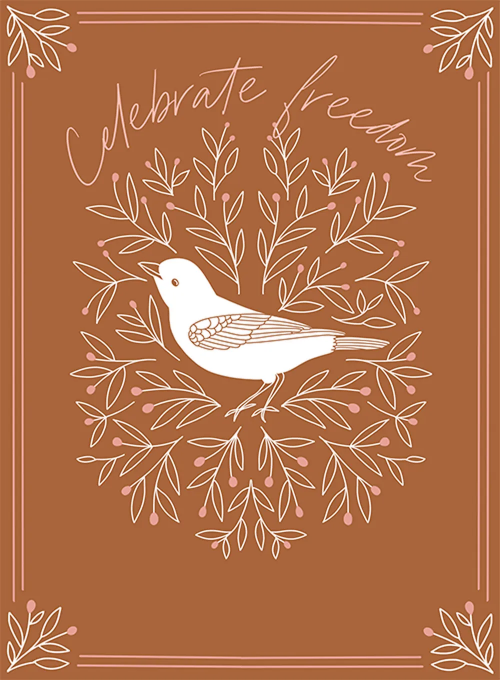 Bird Juneteenth Card - juneteenth_cards - Card