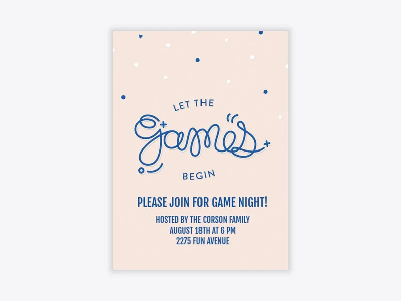 Game For Anything - game_night - Invitation