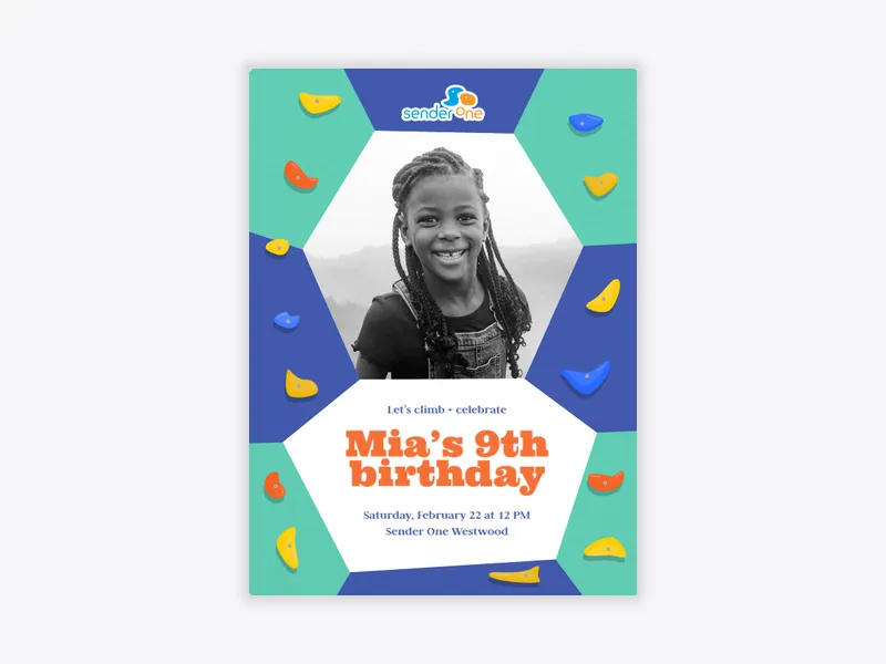 Sender One: Climbing Vibes (Photo) - sender_one - Invitation