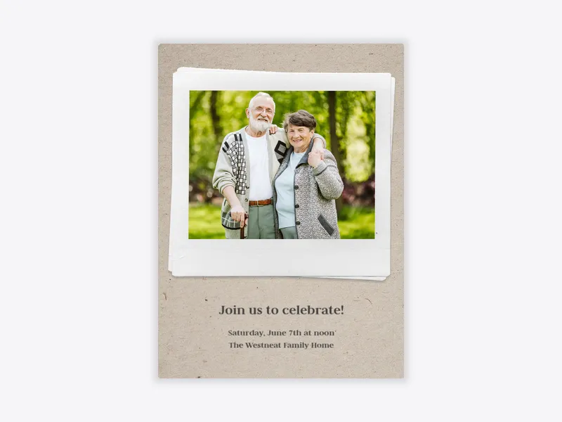 Light Styled Snapshot (Photo) - anniversary - Invitation