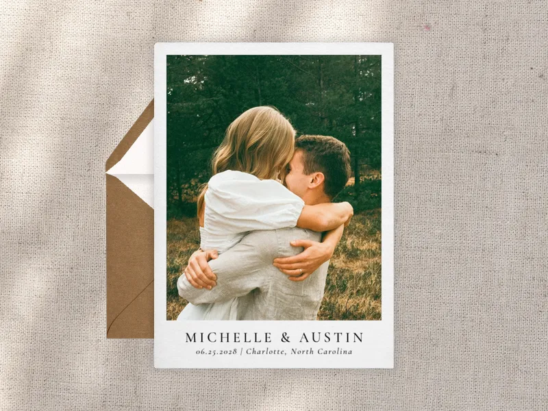 You + Me (Photo) - elopement_party - Invitation