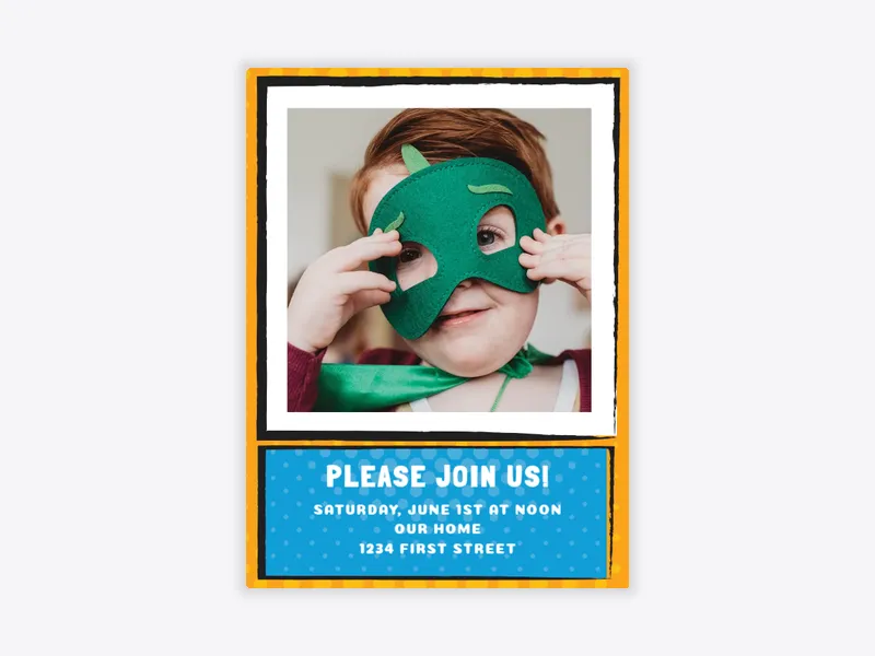 Comic Strip (Photo) - birthday_dyo_uyo - Invitation