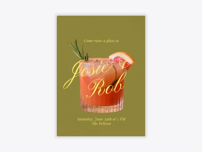 Mocktail Bar - joint_bach_party - Invitation