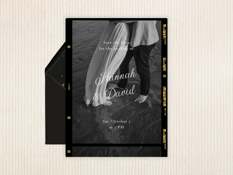 Captured Moments - Save the Date (Photo) premium template design