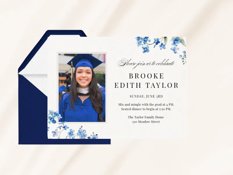 Chicory Whispers Invitation premium template design