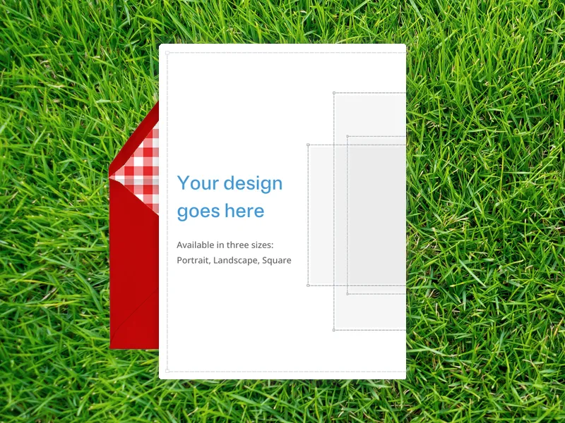 Upload Your Own Design (Grassy Picnic) - outdoor_fun - Invitation