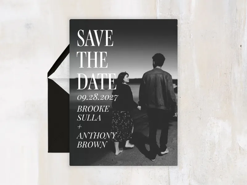 Forever Story - Save the Date (Photo) premium template design