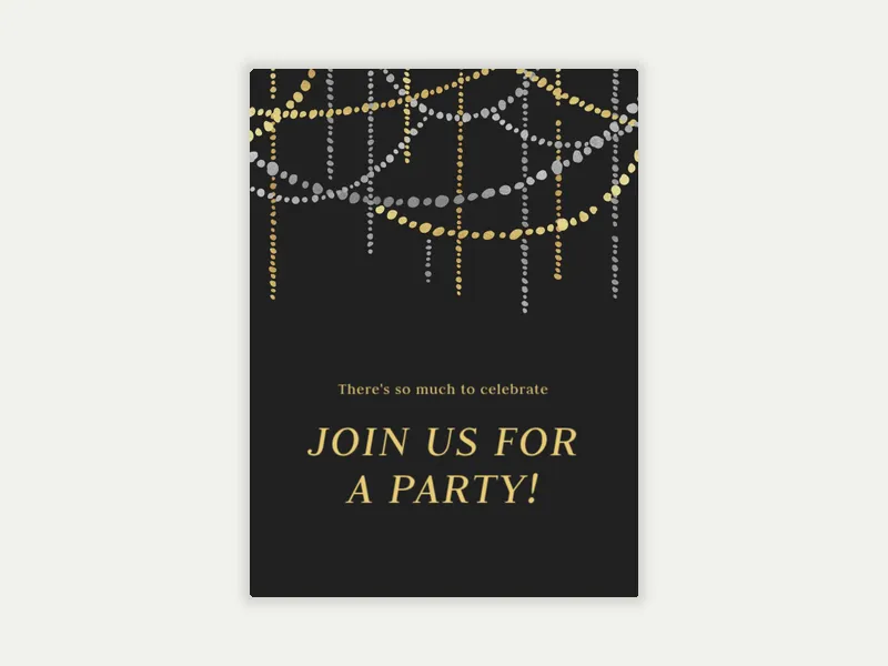 Petite Bunting - birthday_milestones - Invitation