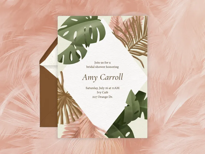 Boho Bridal - couples_shower - Invitation