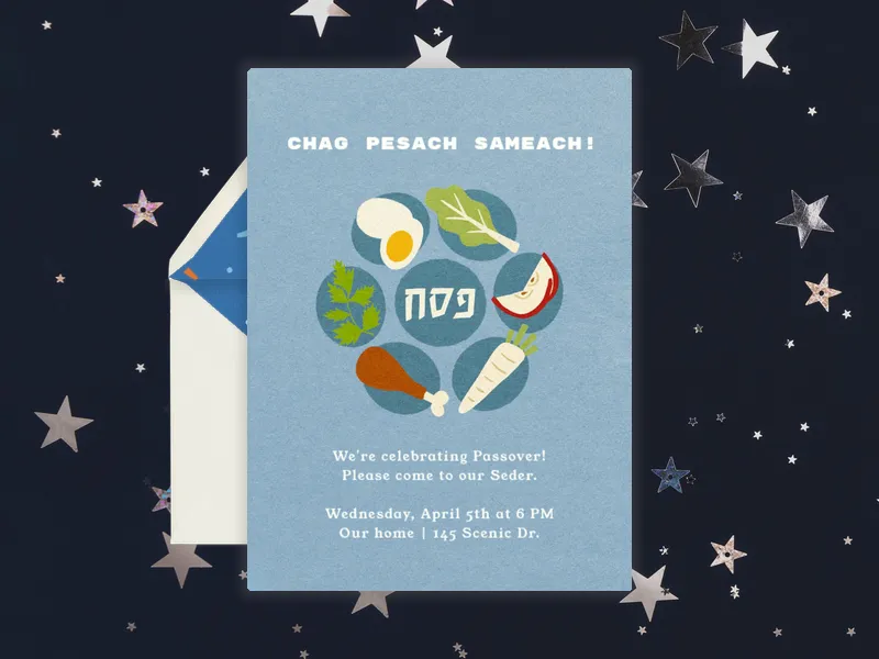Celebrating Passover - passover - Invitation