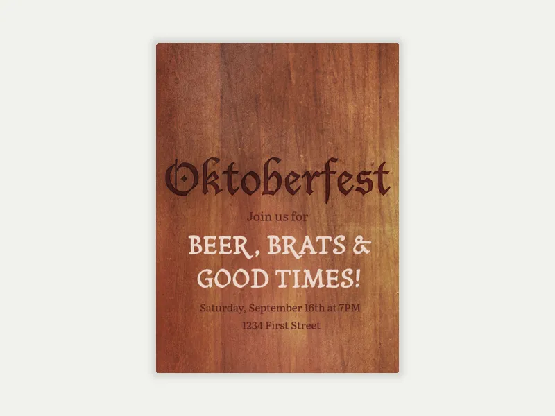 Oktoberfest - oktoberfest - Invitation