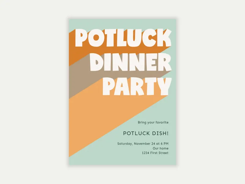 Potluck - potluck - Invitation