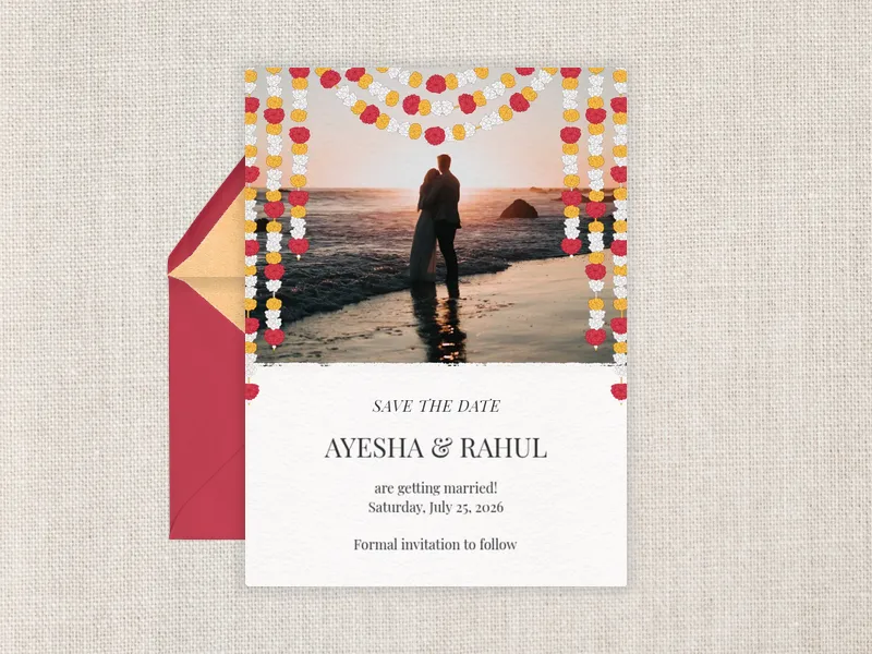 Toran - Save the Date (Photo) premium template design
