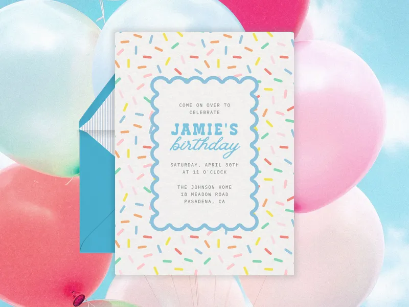 Sugar Soiree - birthday_forkids - Invitation