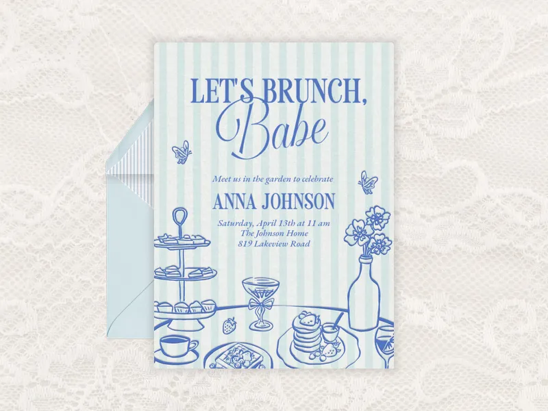 Spring Table - baby_shower - Invitation