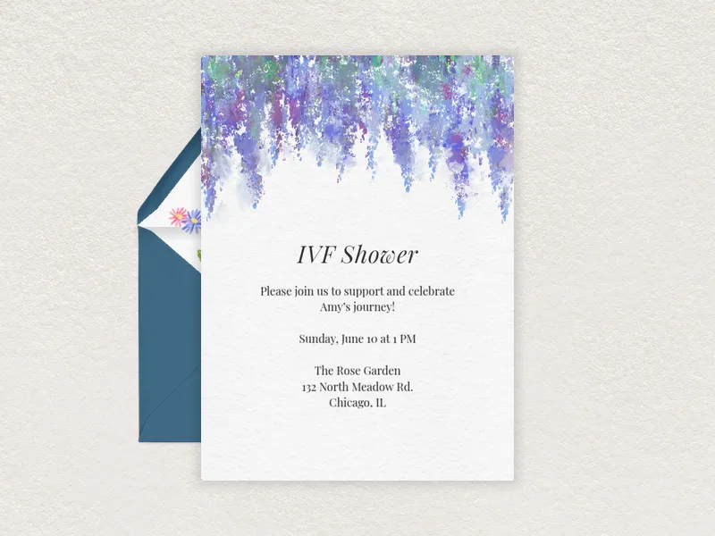 Wisteria Vines - kwanzaa - Invitation