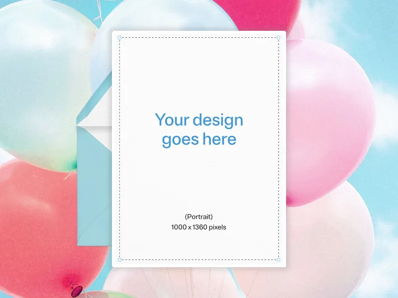 Upload Your Own Design (Balloon Party) - design_your_own - Invitation