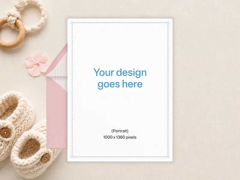 Upload Your Own Design (Baby Accessories) - design_your_own - Invitation