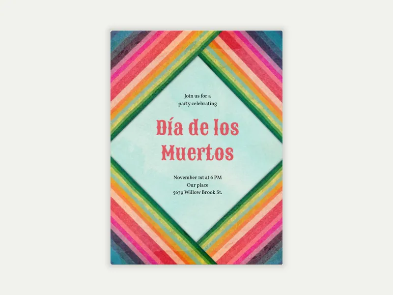 Ojo de Dios - dia_de_los_muertos - Invitation
