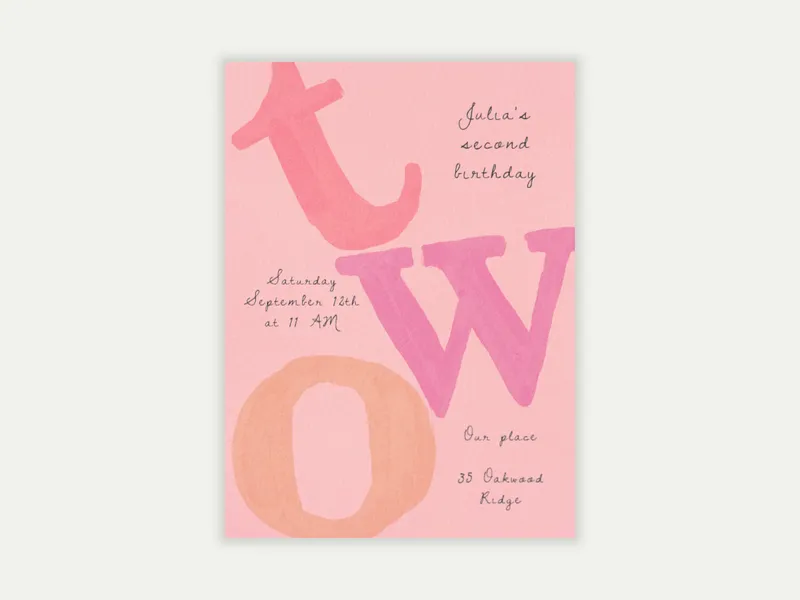 Letter Drop - birthday_forkids - Invitation