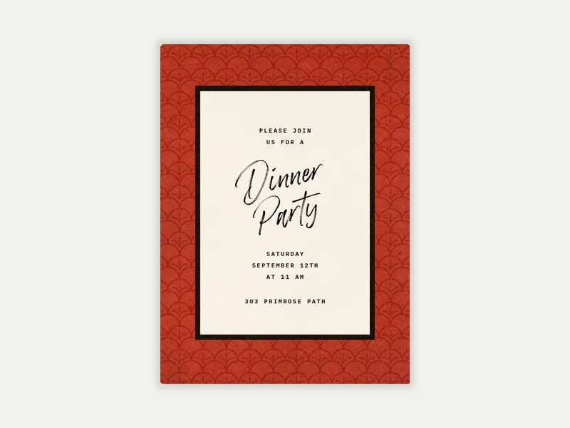 Fanned Frame - birthday_forteens - Invitation