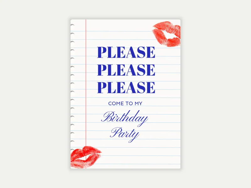 Pretty Please - wedding_day - Invitation