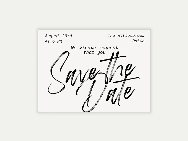 Script Statement - graduation_save_the_date - Invitation