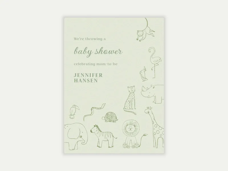Life’s a Zoo! - babies_kids - Invitation