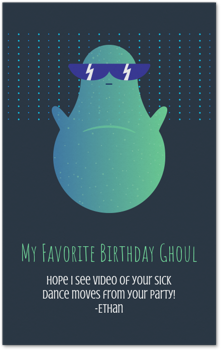 Disco Blob Card