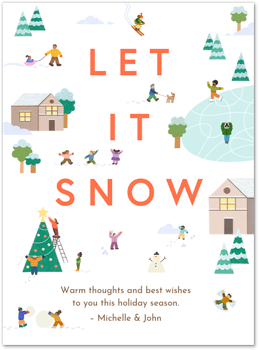 Let It Snow Card