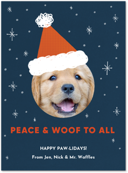 Peace & Woof Card