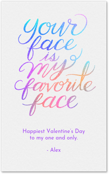 My Favorite Face Card